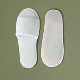 No Logo Deluxe Open Toe Slippers In Soft Sponge - 100Pack